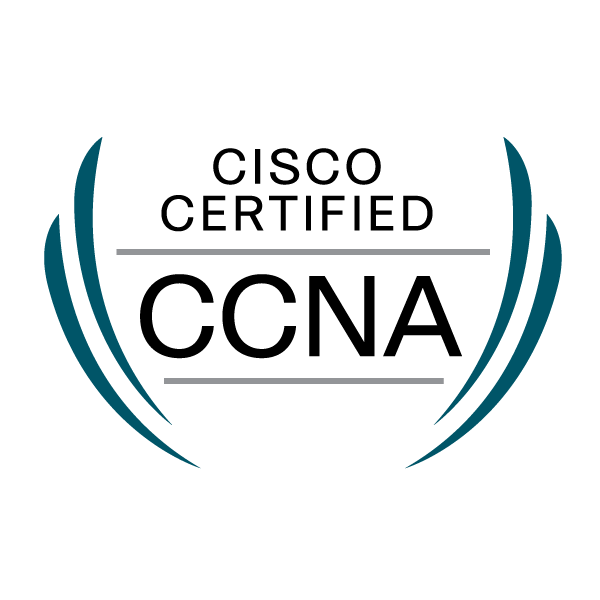 Official Cisco CCNA certification badge